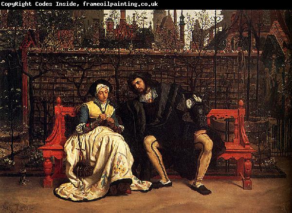 James Joseph Jacques Tissot Faust and Marguerite in the Garden